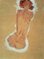 Egon Schiele - Red-haired nude